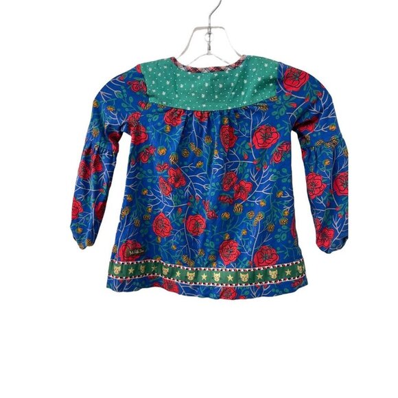 MATILDA JANE Make Believe I Believe Tunic Floral Top Girl’s Size 4 4T - Picture 3 of 3